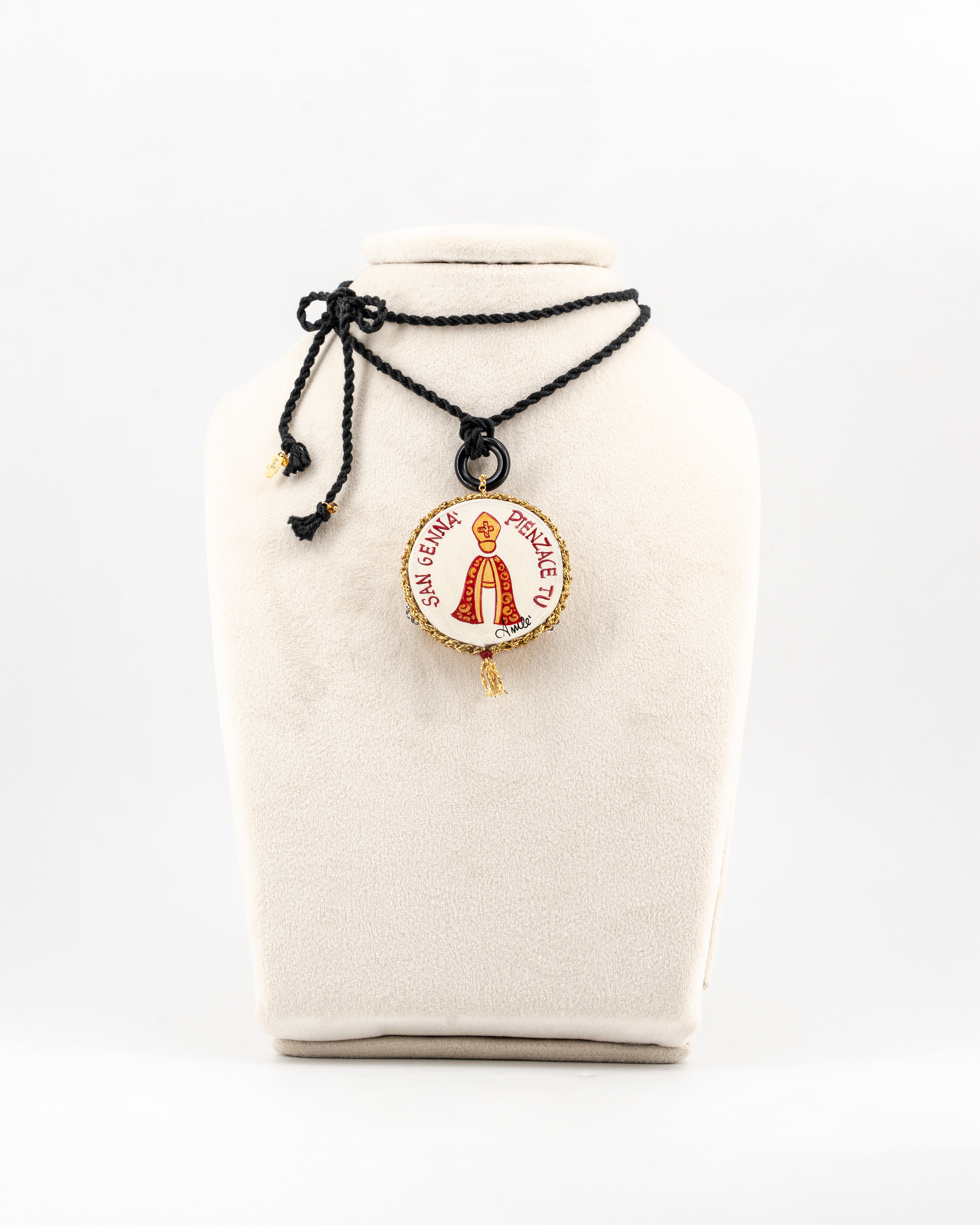 Collana Tamburello "San Gennà" (4,5 cm)