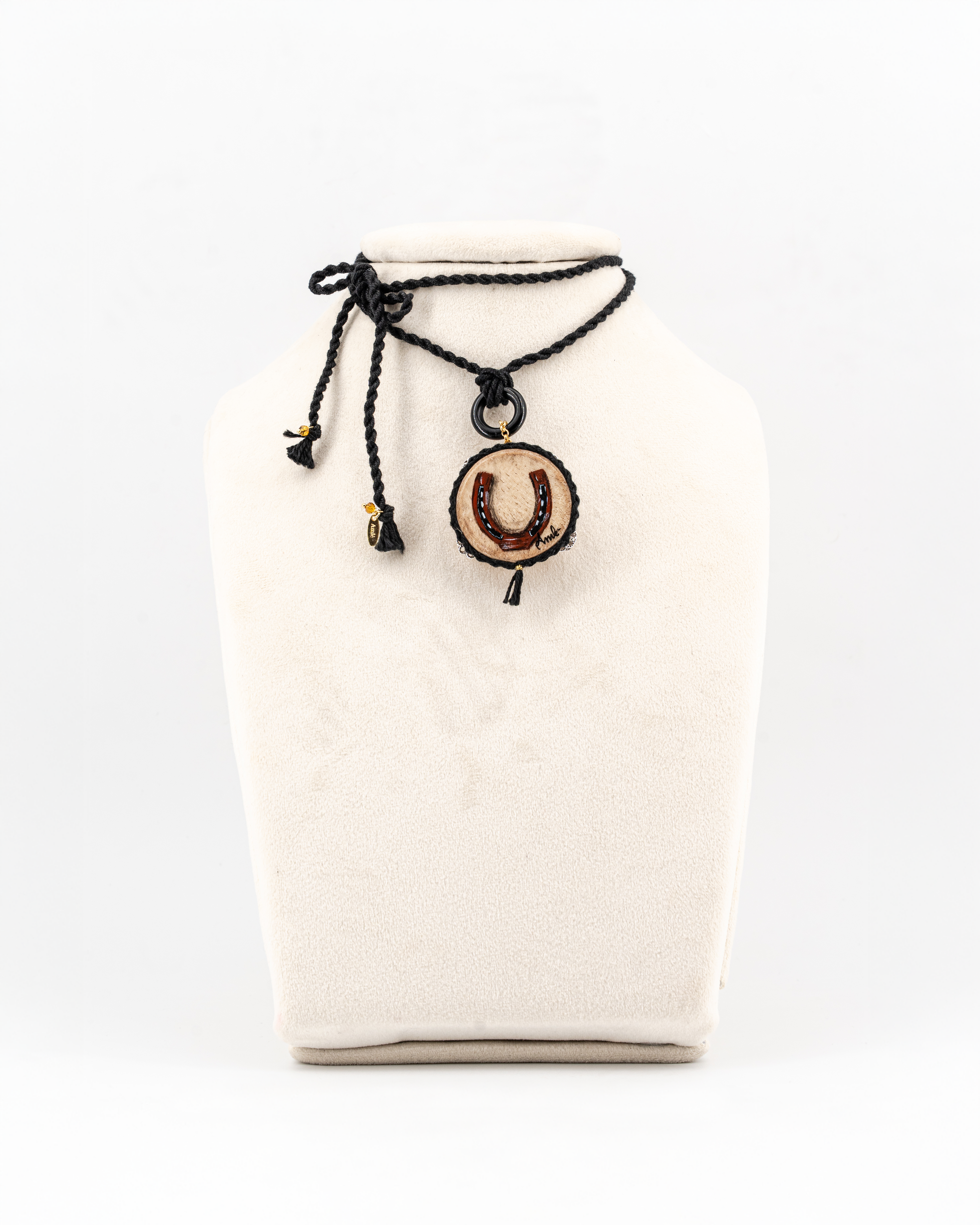 Collana con tamburello "Ferro di Cavallo" (3,5 cm)